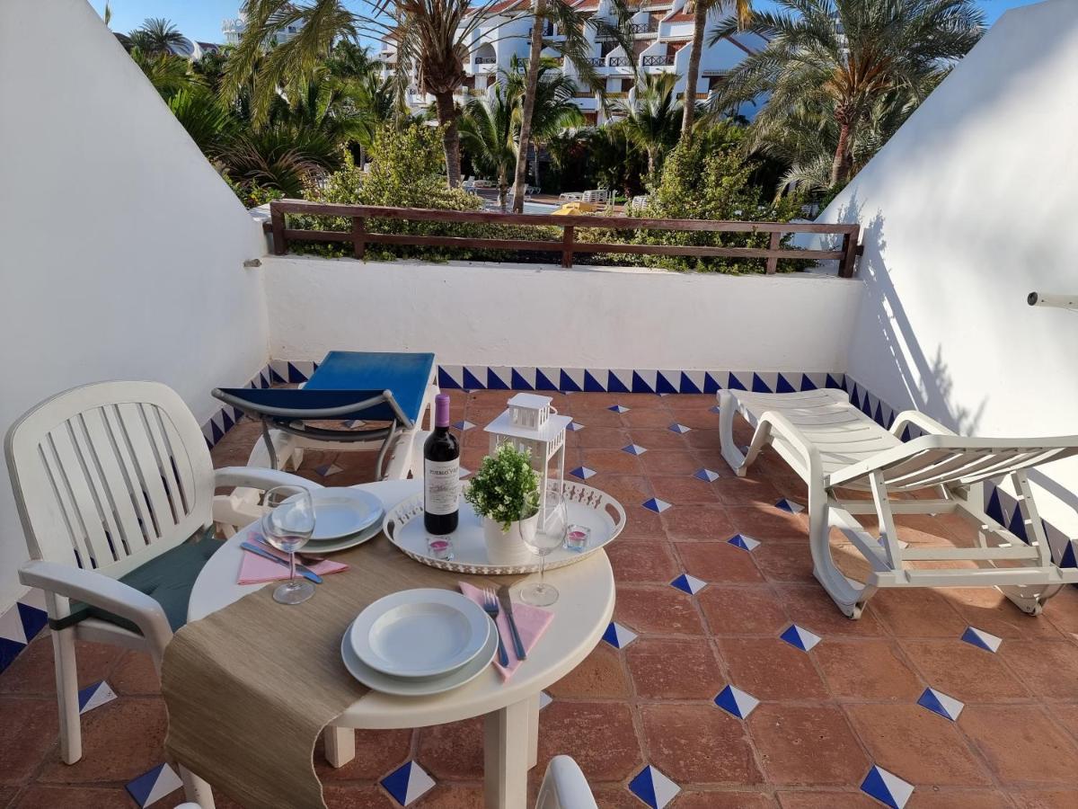 Studio Apartment No 1 Directly On The Beach And Sea, Terrace, Heated Pool, Wifi Плайя-де-лас-Амерікас Екстер'єр фото